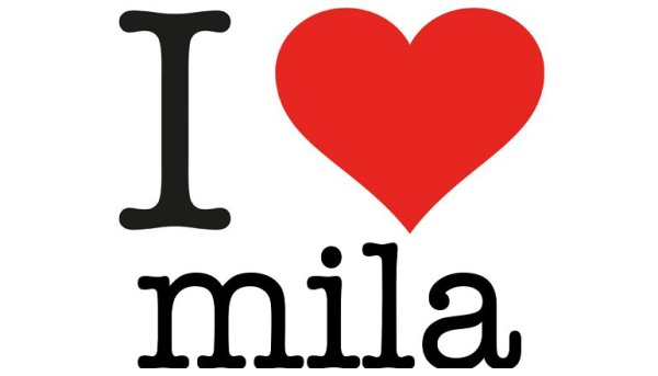 Логотип имени Милана