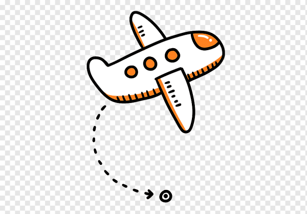 Маленький самолет мультяшный