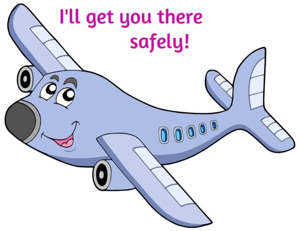 Самолет с глазками