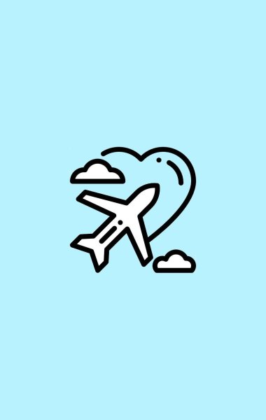 Значок самолетика в Инстаграм