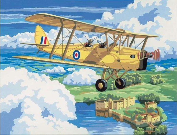 Рисование по номерам самолет