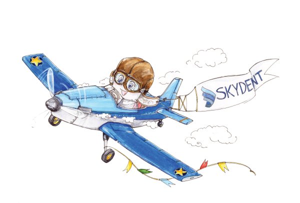 Самолет рисунок