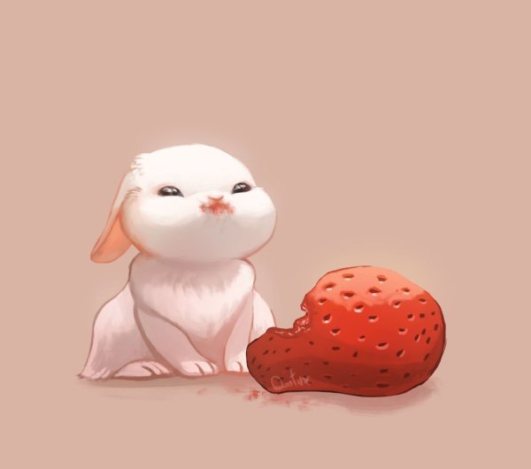 Нарисовать милого зайчика