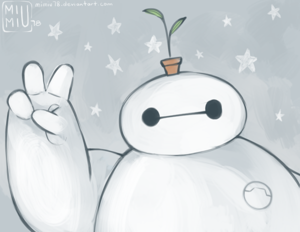 Милый новогодний Бэймакс