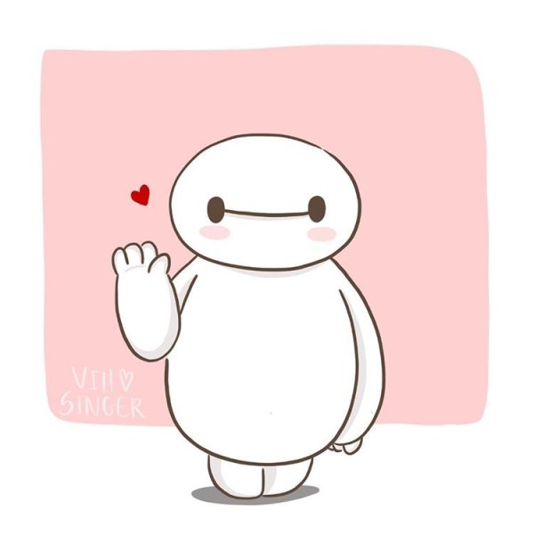 Беймакс рисунок милый