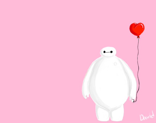 Баймакс милый рисунок