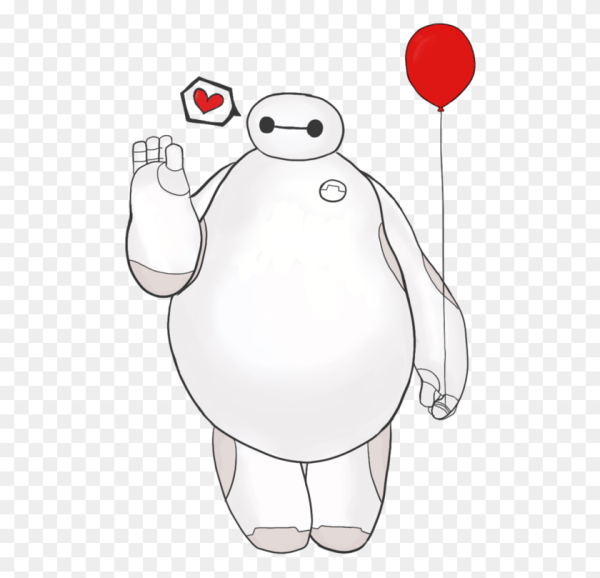 Бэймакс рисунок кавай