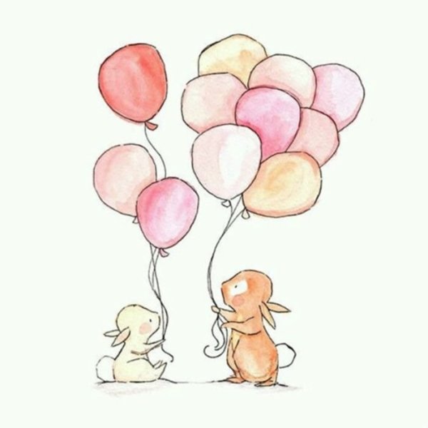 Рисунки для срисовки шарики