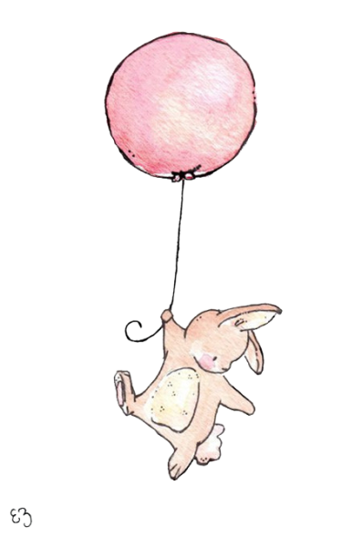 Заяц с шариком