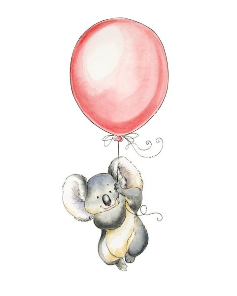 Зайка с воздушными шариками