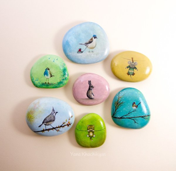 Живопись на камнях от Яны Хачикян