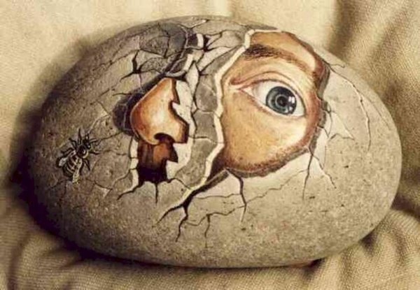 Рисование на камнях