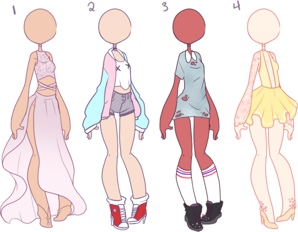 Одежда для рисования девушек