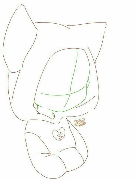 Заготовки для рисования Чиби