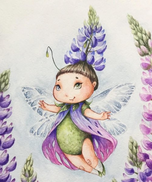 Акварельные иллюстрации детские