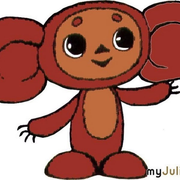 Персонажи мультика про Чебурашки рисунки