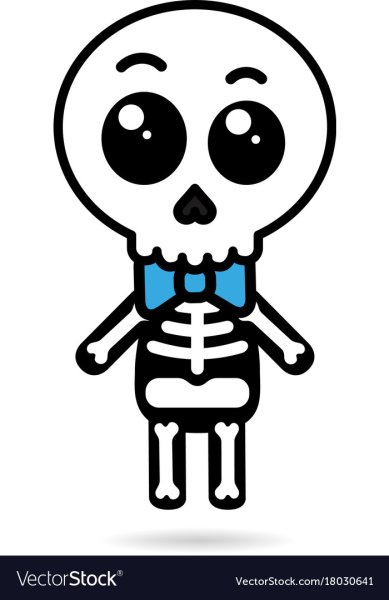 Маленький милый скелетик