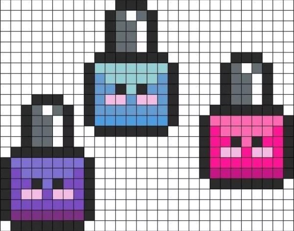 Рисунки по клеточкам легко