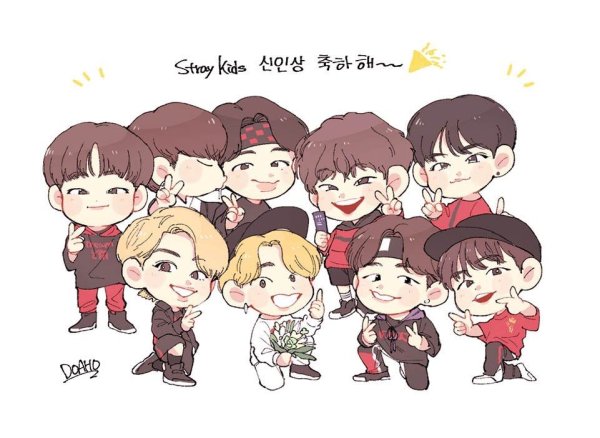 Минхо Stray Kids Чиби