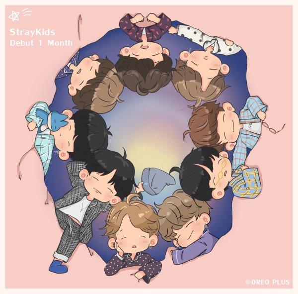 Stray Kids арт Стикеры