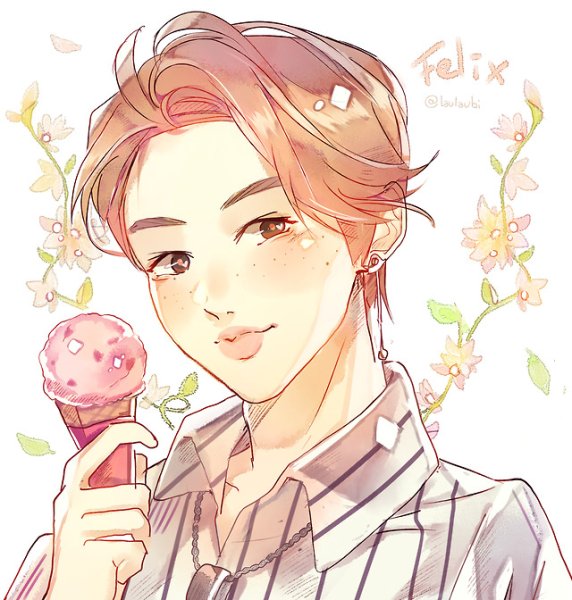 Арт Феликс из Stray Kids