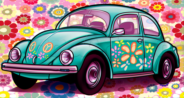 Фольксваген Жук мультяшный