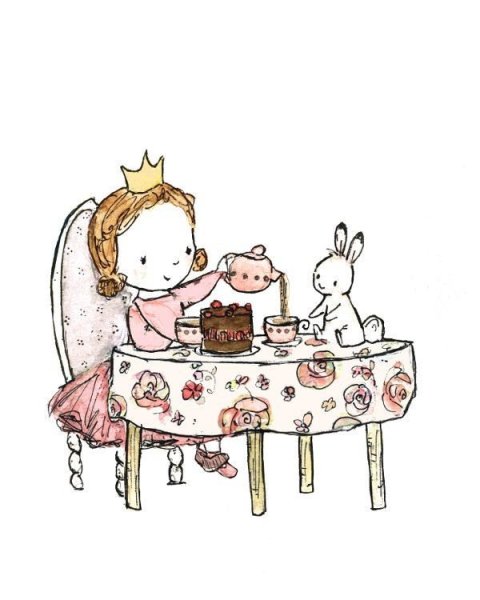 Чаепитие рисунок