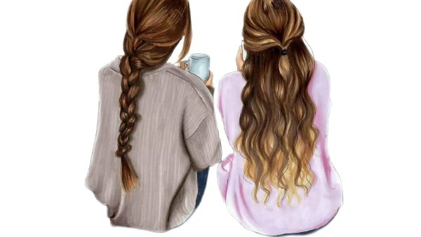 Подруги для срисовки