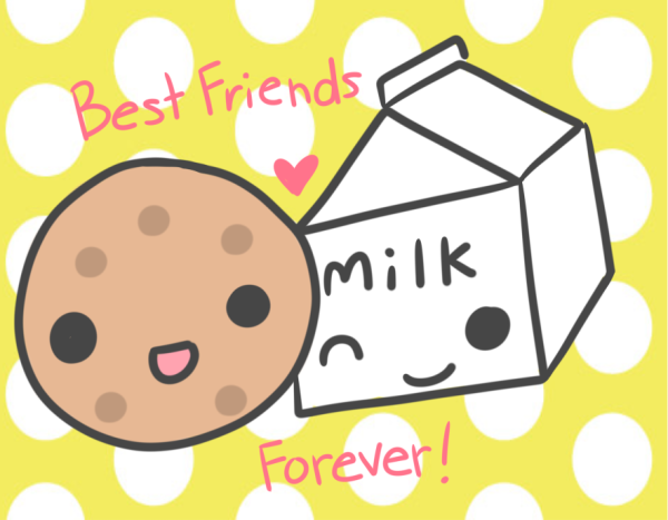 Кавайные рисунки с надписями