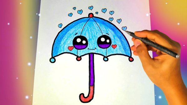 Зонтик для срисовки