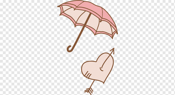 Красивый зонтик рисование