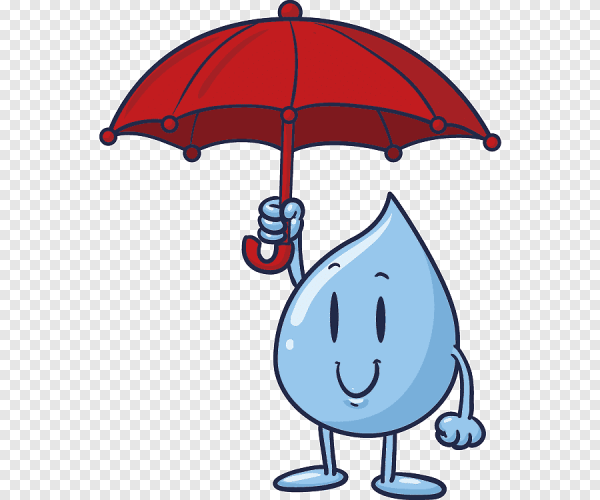 Лисенок с зонтиком