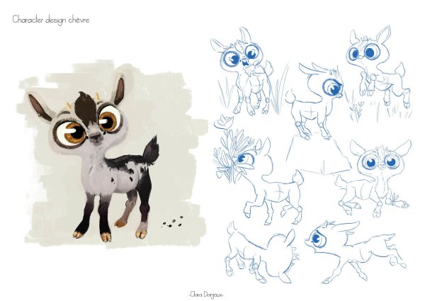 Милые козы нарисовать