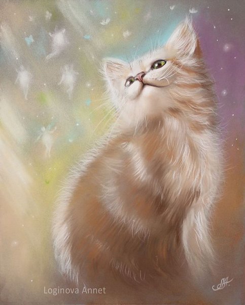 Художница Логинова Аннет кошки