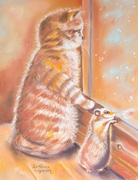 Логинова Аннет художник коты