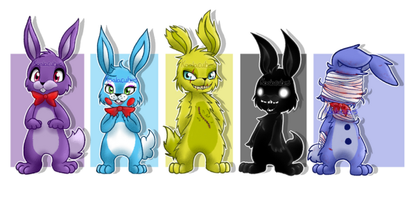 Виды Бонни ФНАФ