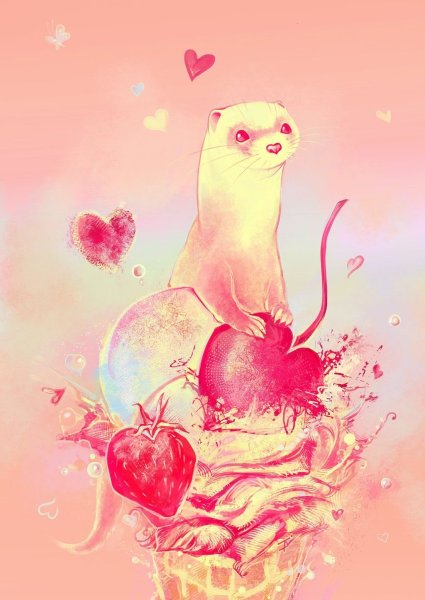 Белая лиса аниме