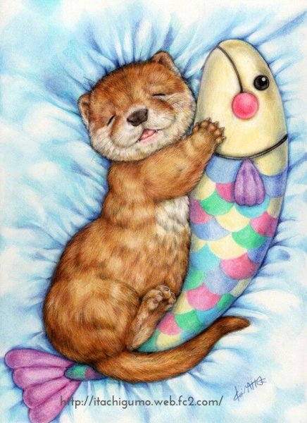 Хорек иллюстрация