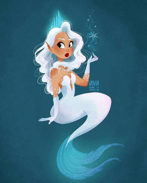 Русалки мультяшные