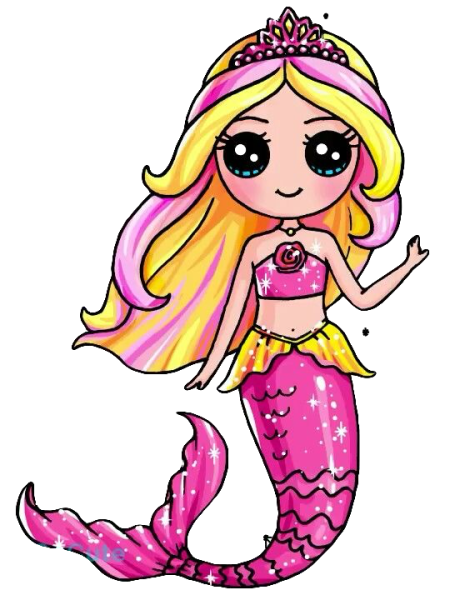 Кавайные девочки Русалочки