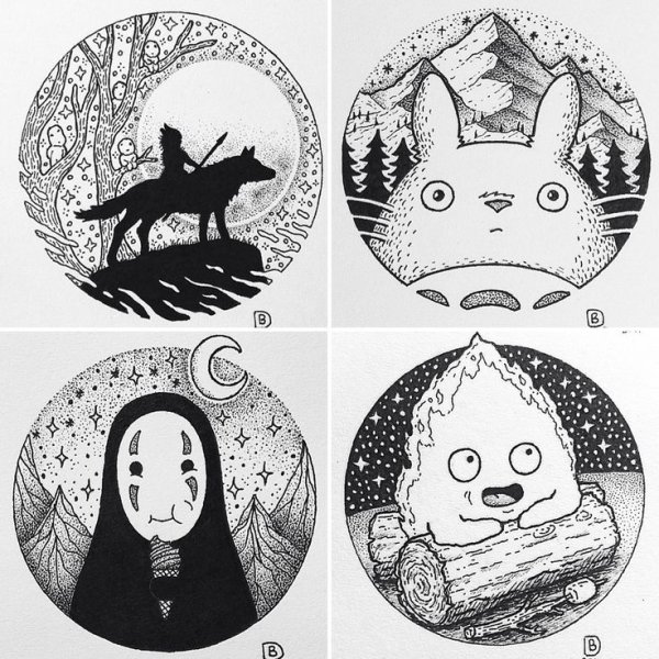 Рисунки для скетчбука