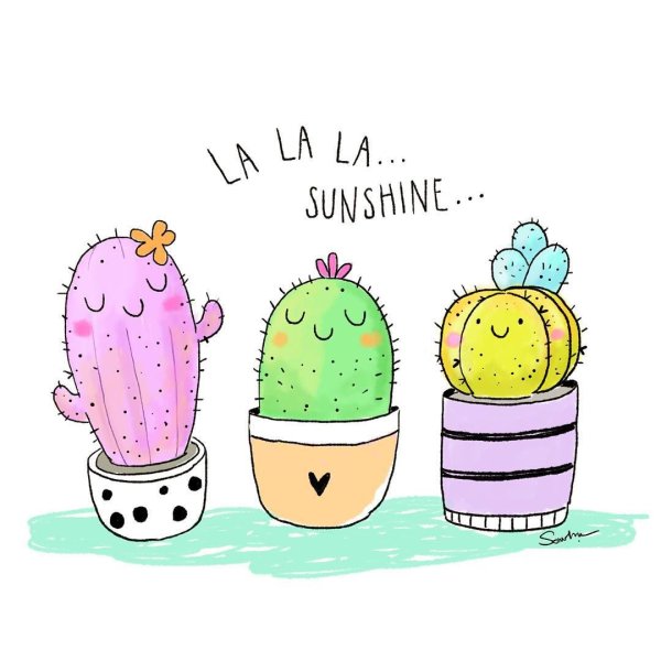 Милые рисунки для скетчбука