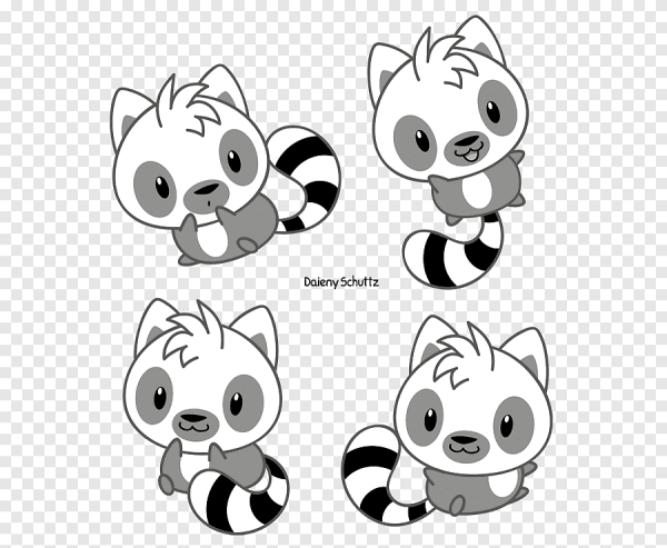 Милые мультяшные лемуры