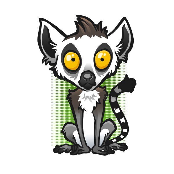 Лемур вектор