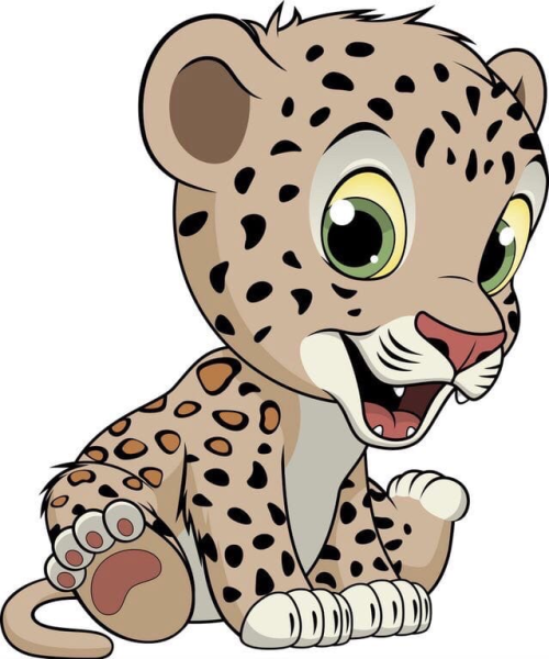 Ягуар мультяшный