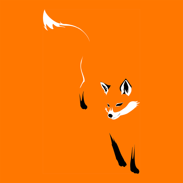 Оранжевый кот мультяшный