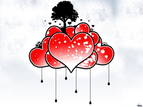 Рисунки классные сердечки