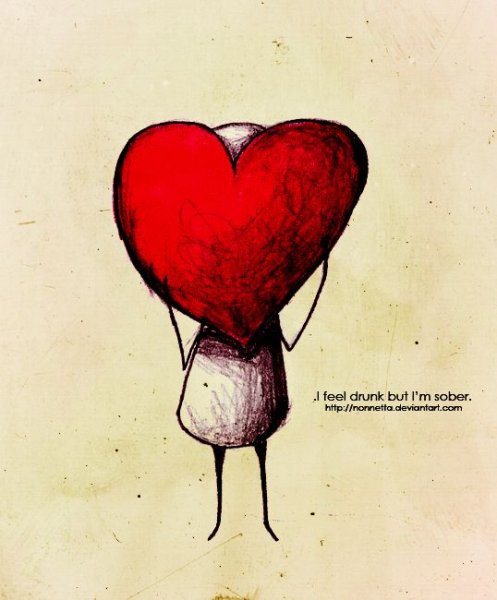 Человечек с сердечком