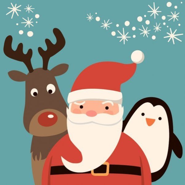 Мультяшный Санта