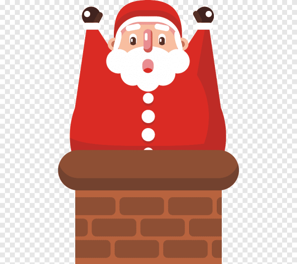 Акварельный дед Мороз